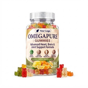 Gomitas Veganas OmegaPure con Pectina, Sin Azúcar Añadido, Sin Colorantes Artificiales, Sin Sabores Artificiales, Sin Gelatina, Sabor a Frutas, Para Uso Diario - Product Image 1