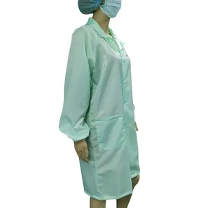 Good Supplier Industrial 5MM Stripe Design Clothing Clothes ESD Lab Coat for Cleanroom Wear
