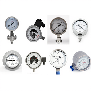 ダイヤル式63MM <span class=keywords><strong>100MM</strong></span> 150MM カスタム圧力範囲 耐振動 オイル充填 ダイヤフラムシール圧力計 - Product Image 4