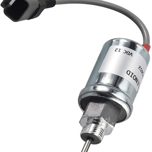 โซลินอยด์วาล์ว 3974947 12VDC สำหรับควบคุมการหยุดเครื่องยนต์รถขุด - Product Image 3