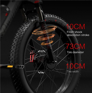 Xe Đạp Điện 2022 W Giá Khuyến Mãi Lốp Béo 26 Inch Pin Lithium 17,5ah Xe Đạp Địa Hình Thành Phố Ebike Giá Khuyến Mãi 2000 - Product Image 5