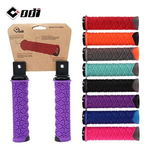 ODI-Empuñaduras para manillar de bicicleta de montaña, empuñaduras de bloqueo antideslizantes, cubierta de manillar de silicona absorbente de golpes para DH, todoterreno, <span class=keywords><strong>BMX</strong></span> Cuff - Product Image 1