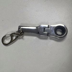 Steel Flexible Head <b>Ratcheting</b> Wrench <b>Spanner</b> Adjustable Hand Tools Keychain Accessories - Product Image 4