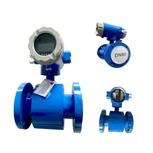 제조 저렴한 가격 디지털 물 액체 펄스 4-20mA RS485 HART 높은 안정 물 전자기 유량계 가격