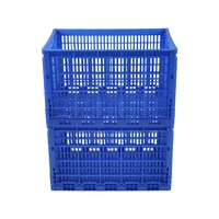 Caisse pliable, empilable, emboîtable, perforée, recyclable, gain de place, légère, durable, robuste, écologique, de qualité alimentaire
