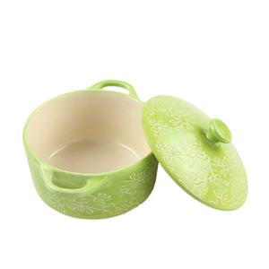 Mini Cazuela <span class=keywords><strong>de</strong></span> Cerámica Japonesa Hecha a Mano, Apta para Horno, para Crème Brûlée, con Tapa, para Hornear - Product Image 1