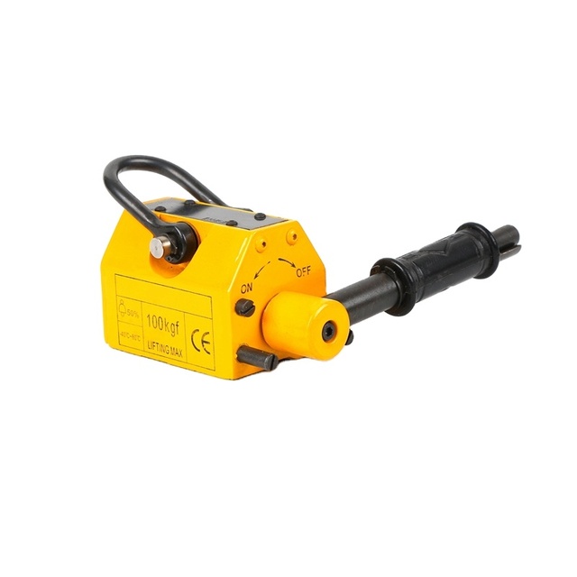 CE Certificated 100-6000 Kg Powerful Permanent Magnet Holder 3.5 Times Safety Factor Lifting Magnets for Magnetic Materials