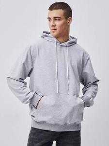 Sudadera con Capucha Extra Grande de 400G, Nueva, Holgada, de Moda, Marca de Moda, Sudadera Deportiva de Algodón para Hombre y Mujer con Bolsillo - Product Image 3