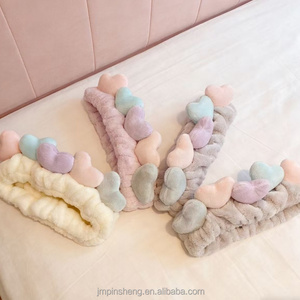 Diadema de Franela Suave para Spa, <span class=keywords><strong>Maquillaje</strong></span>, Baño, Cuidado de la Piel, Yoga, Deporte, Accesorios Cómodos para Lavar la Cara - Product Image 2