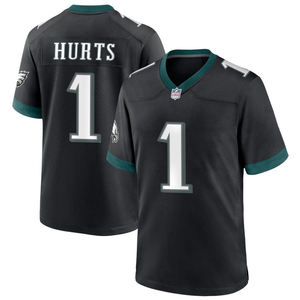 Maillot de football américain noir Philadelphia 2026 personnalisé, chemises brodées, uniformes de jeunesse, vêtements de sport avec logos - Product Image 2