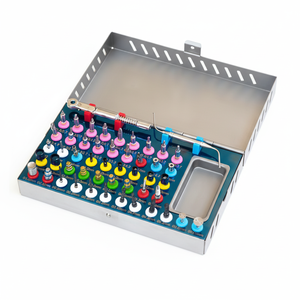 ชุดสว่านทันตกรรมกังหัน50-Pcs สแตนเลสอเนกประสงค์ตัวขยายกระดูกทรงกรวยเห็นต้นไม้มีใบรับรองผ่านการรับรองมาตรฐาน ISO - Product Image 2