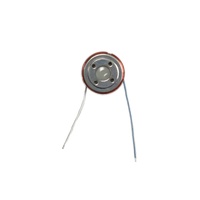 Haut-parleur intra-auriculaire de 13 mm, 32 ohms, 0,3 mW, petit haut-parleur subwoofer pour jouet, sécurité, microphone vocal