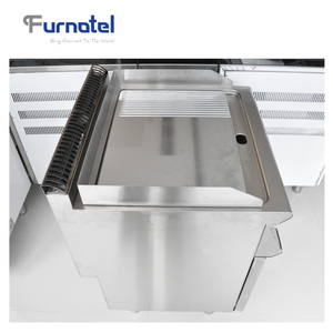 Plancha/Parrilla Eléctrica/a Gas Comercial de Acero Inoxidable con Gabinete para <span class=keywords><strong>Restaurante</strong></span> - Product Image 6