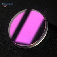 Verre de montre en saphir OEM Dongqiao 28x2,5 mm de diamètre avec bord givré et revêtement antireflet – Pièces de rechange