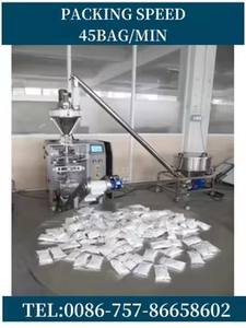 Volledig Verticale Pittige Automatische 100 Gr Caffe Verpakking Vulling En <span class=keywords><strong>Moringa</strong></span> Poeder Amandelmeel Pakket Verpakkingsmachine - Product Image 4