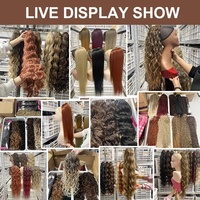 Julianna Vente en Gros Fibres Kanekalon Futura Longues Bouclées Postiches à Enrouler Pince avec Cordon de Serrage Extensions de Cheveux Synthétiques Queues de Cheval