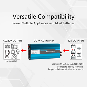 Pretiosus 인버터 핫 세일 수정 사인파 1000W 전원 인버터 DC12/24/48V AC100/110/120/220/230/240V <span class=keywords><strong>UPS</strong></span> 충전기 - Product Image 5