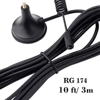 Antenne externe intérieure 2.4G/5G Base magnétique 12dBi avec connecteur RP-SMA pour antenne Modem routeur Wifi GR174 câble de 3 mètres