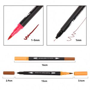 New Acrylic <b>Paint</b> Water Color Art Marker <b>Pen</b> Dual Tips Brush <b>Paint</b> Marker <b>Pen</b> Set for Kids and Adults - Product Image 4