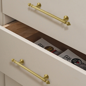 Nút kéo tủ bếp bằng đồng thau nguyên khối tối giản sang trọng, tay nắm đồ nội thất, tay nắm dài cho tủ bếp, tủ quần áo - Product Image 4