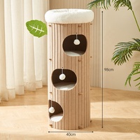 Arbres à chat en gros d'usine Maison Chat Escalade Arbre Centre d'activité Chat Gratter Condo Arbre avec poste en sisal