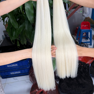 ผมแท้ธรรมชาติเวียดนามแบบเป็นมัด ผมตรงเรียบเนียน สีแพลตตินัม - Product Image 6