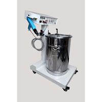 HXC-800A à débit réglable cartouche de poudre professionnelle cabine de pulvérisation surface métallique poudre électrostatique pulvérisation PLC