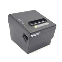 Imprimante de reçus de caisse thermique de bureau 80 mm pour supermarché avec interfaces USB+Ethernet+Bluetooth