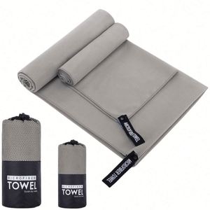 Toalla Ultracompacta Ligera de Microfibra de Secado Rápido Súper Absorbente para Todas las Estaciones Multiusos para Viajes, Gimnasio, Campamento, Deportes - Product Image 1