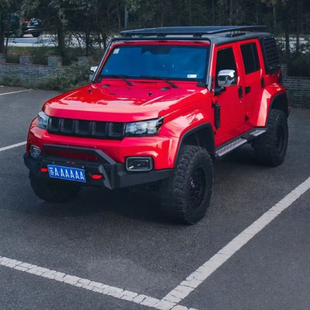 Modified and Upgraded Manganese Steel Front and Rear Bumpers Are Suitable for BAIC Beijing BJ40 Accessories in 2018-2023