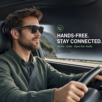 Lunettes intelligentes de nouvelle génération avec IA, enregistrement photo et vidéo HD 13 mégapixels, traduction IA et reconnaissance d'objets réels