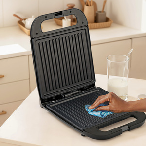 WINNING STAR ST-9468 Mini Grill en Acier Inoxydable pour Petit-Déjeuner Antiadhésif Grille-Pain de Cuisine Appareil à <span class=keywords><strong>Sandwich</strong></span> - Product Image 2