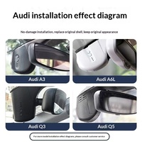 Caméra embarquée pour Audi A4/A6/Q5/A7/A3/Q3/TT/Q4/Q6, enregistrement à 170 degrés, enregistrement en boucle, vision nocturne améliorée, 4K
