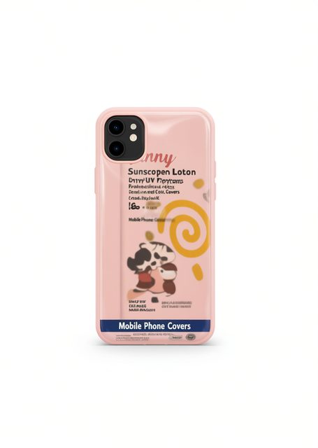 Sunny Mobile Phone Cover Cartoon Printing Plastic Case For Apple IPhones Sunscreen Protection Style