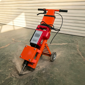 Máquina Eléctrica Naranja para Remover Revestimientos de Piso con Cuchillas Ajustables y Diseño Compacto para Eliminar Azulejos - Product Image 4