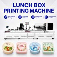 Imprimante numérique de données variables pour boîtes à lunch commerciales, machine d'impression numérique pour l'emballage de repas préparés et la fabrication de codes-barres