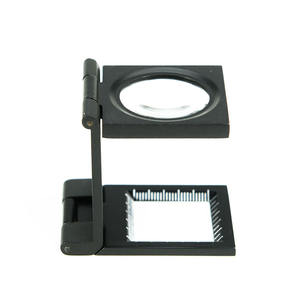 Складное металлическое тканевое увеличительное стекло в черных принтерах тестер льна - Product Image 1