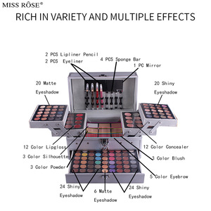 Complete Makeup Set Kit for Women All in One Cosmetic Gift Box <b>Eyeshadow</b> Lipstick Blush Beginner Daily Makeup Set Wholesale - Product Image 2