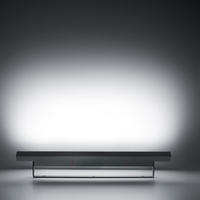 Barre lumineuse LED murale avec corps en acier inoxydable + verre trempé, télécommande sans fil WiFi/Zigbee/DMX512/RF, application, IP68 YY-XQ2525