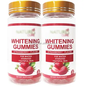 OEM private label Collagen Gummies Skin Supplements Nad Gluthatione Skin Whitening Collagen gummy Whitening