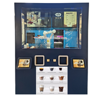 Micron Coffee Barista Robotics Arm Prix du distributeur automatique de café au thé au lait intelligent entièrement automatique