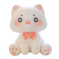 Peluche Lapin Princesse à Grande Tête Adorable, en Position Assise, Forme de Cœur, Super Douce, Apaisante et Anti-Stress