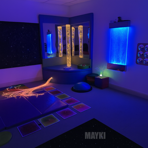 Duyusal odalar sakinleştirici alanlarda görsel eğitim LED Peg duvar otizm duyusal Playroom ekipmanları kabarcık borusu ışıkları - Product Image 1