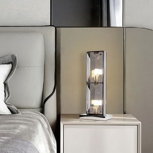 Đương đại sang trọng trang trí khách sạn phòng khách phòng ngủ khói pha lê kính đèn bàn - Product Image 1