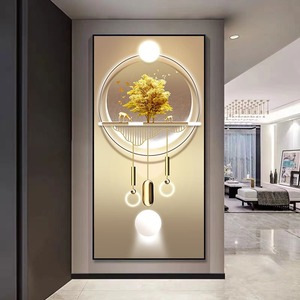 Pintura <span class=keywords><strong>al</strong></span> Óleo sobre Papel con Cristal Personalizada, Arte Decorativo de Lujo <span class=keywords><strong>para</strong></span> Hoteles, Vestíbulos y Habitaciones - Product Image 5