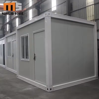 Maison conteneur préfabriquée sur mesure en kit, bureau conteneur modulaire détachable de 20 pieds, dortoir conteneur portable