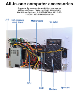 Ordinateur de bureau Core I3 I5 I7 Tout-en-un 19/21,5/24/27 pouces Tout-en-un - Product Image 5