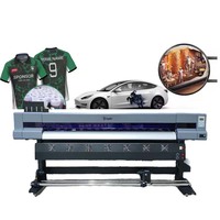 Imprimante numérique à sublimation éco-solvant industrielle automatique YH-1880F, 1850 mm, 1440 DPI, 20/min, XP600, sans fil, garantie 1 an