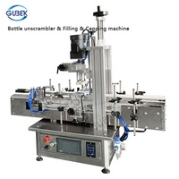 GUBEK Désembrouilleur automatique de bouteilles, vaporisateur d'huile liquide, parfum quantitatif, remplisseuse de bouteilles, capsuleuse