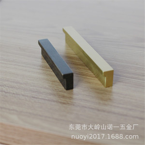 Furniture <b>Handle</b> Bar 18x110mm Copper Minimalist Drawer <b>Pull</b> For Cabinet <b>Door</b> - Product Image 4